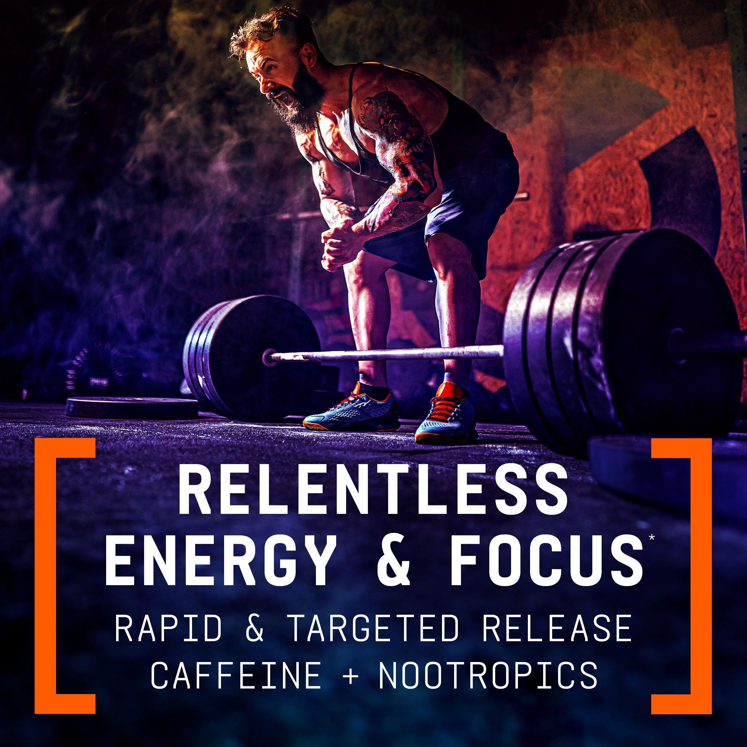 BEYOND RAW LIT V2 Clinical Strength Pre Workout Powder, Hits Harder, Bigger Pumps, Caffeine, L-Citrulline, Creatine, Gummy Shark, 30 Servings - Image 5