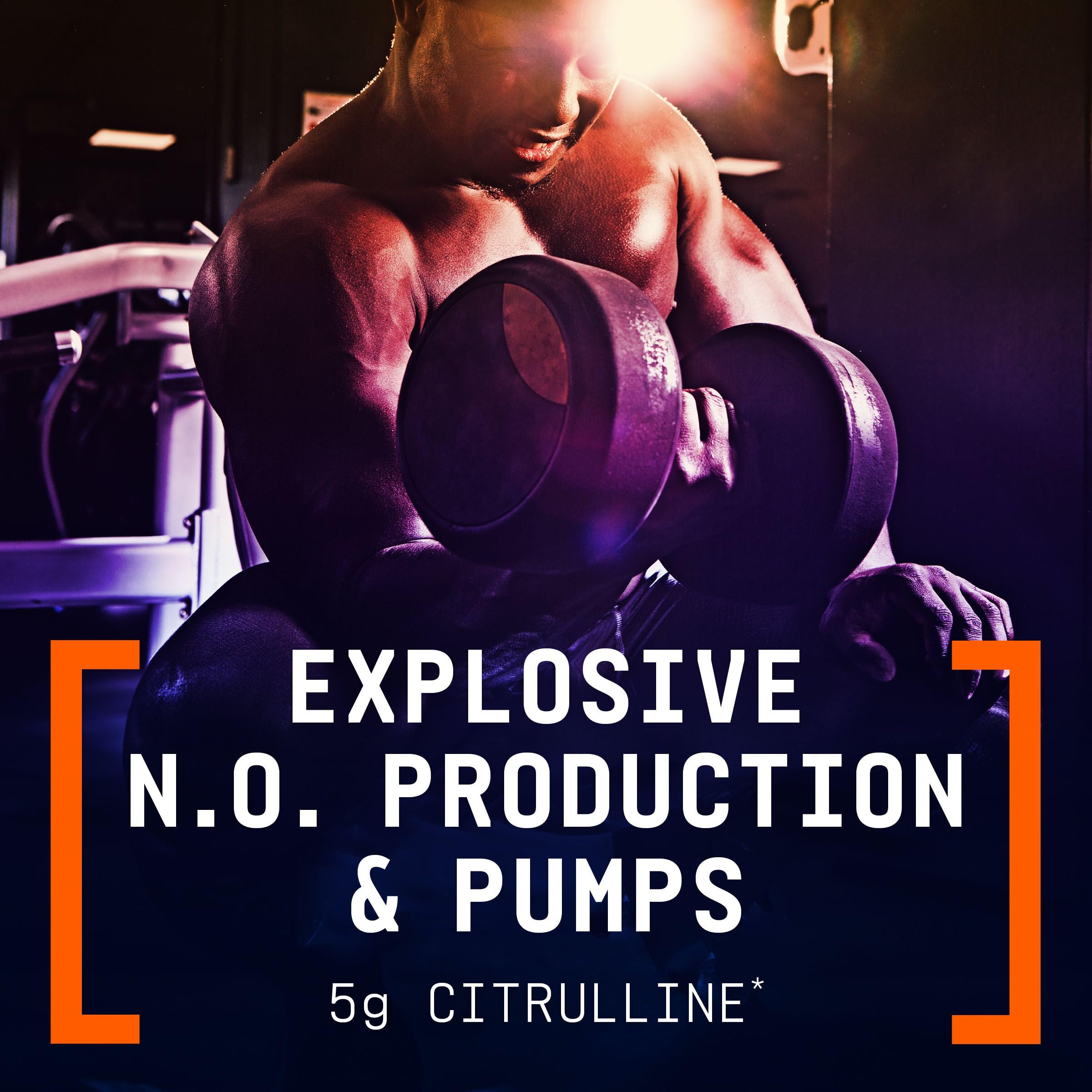 BEYOND RAW LIT V2 Clinical Strength Pre Workout Powder, Hits Harder, Bigger Pumps, Caffeine, L-Citrulline, Creatine, Gummy Shark, 30 Servings - Image 6