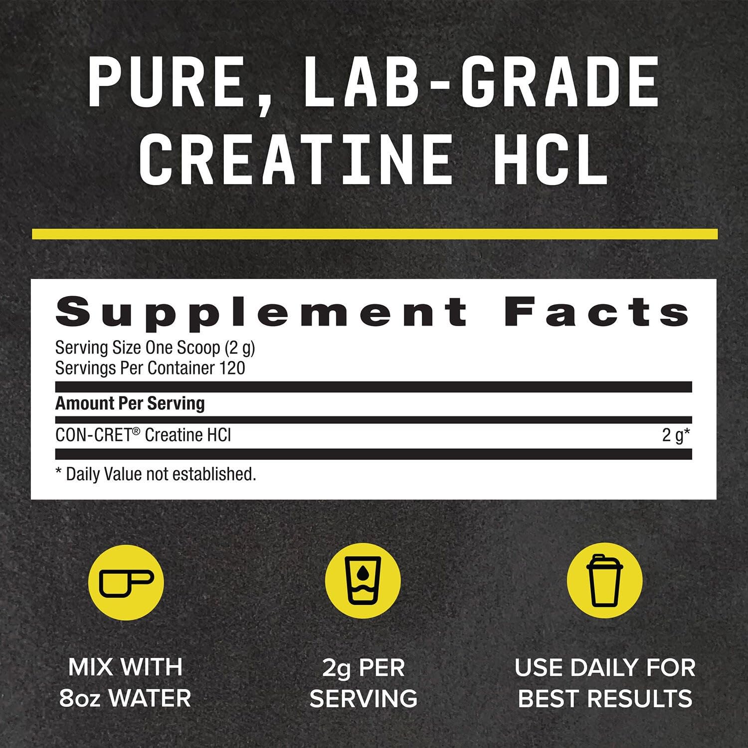 BEYOND RAW Science-Backed Creatine HCl Powder, Lab Grade, for Muscle Strength and Growth, Energy Production, Athletic Performance, Cognitive Support, Cellular Hydration, 120 Servings - Image 5