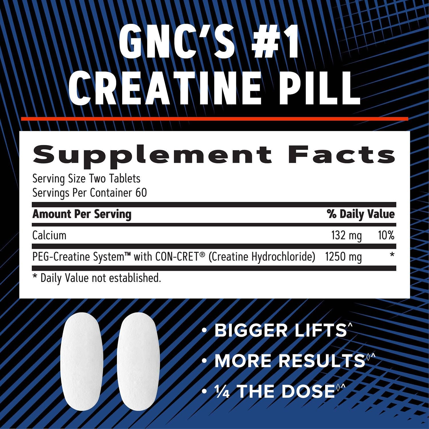GNC AMP Creatine HCl 189 Pills, Clinically Proven Strength & Muscle Builder, Athletic Performance, Energy Production, Recovery Supplement, Fast Absorbing, Gluten Free Formula, 60 Servings - Image 5