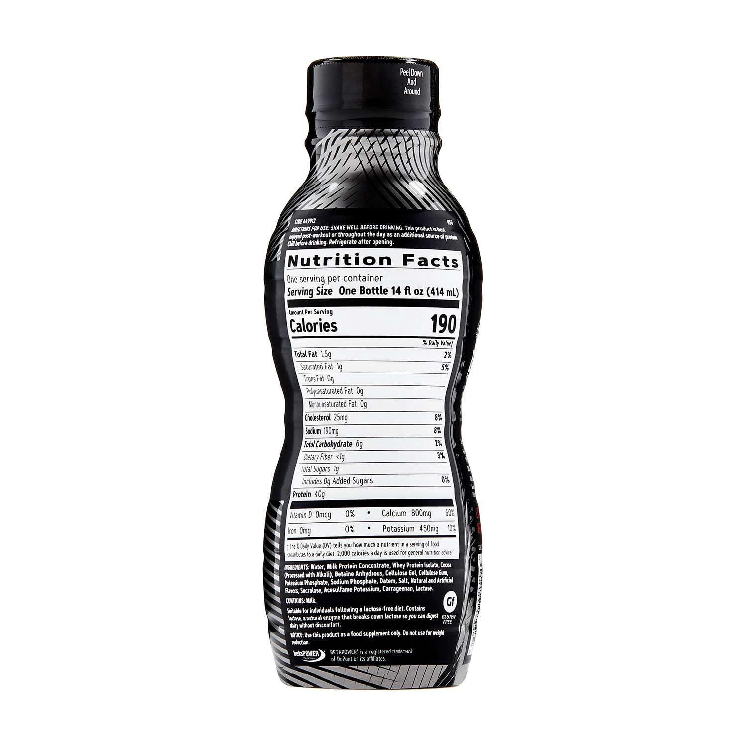 GNC AMP Wheybolic 40 - Chocolate - 14oz. (12 Bottles) - Image 3