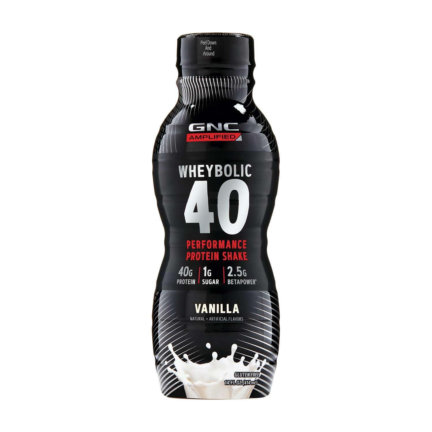 GNC AMP Wheybolic 40 - Vanilla - 14oz. (12 Bottles) - Image 3