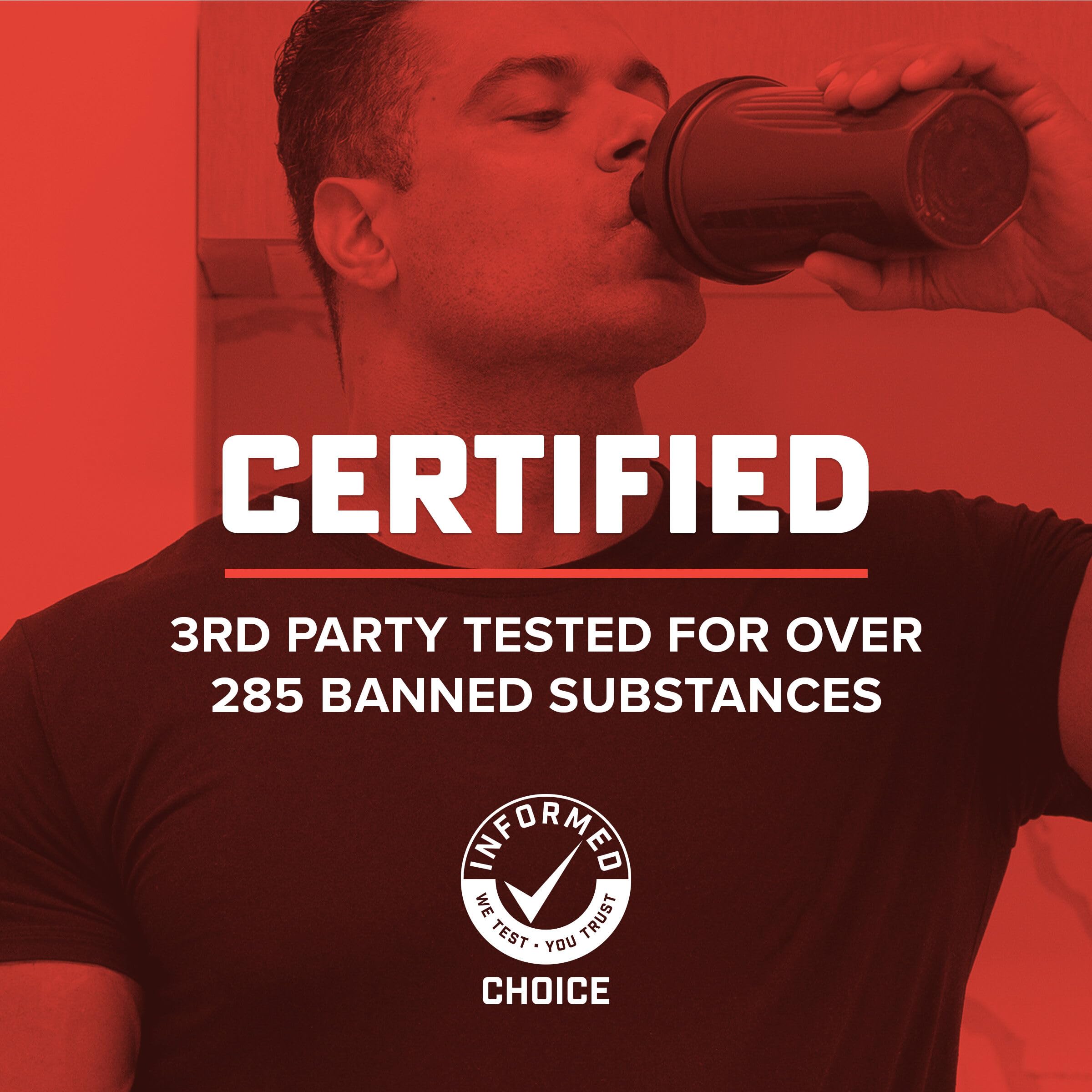 GNC AMP Wheybolic Clinically Proven Protein Powder, 40g Whey Protein, BCAA, Leucine, Increases Muscle Strength, Muscle Building, 3rd Party Tested, Gluten Free, Strawberries and Cream, 10 Servings - Image 6