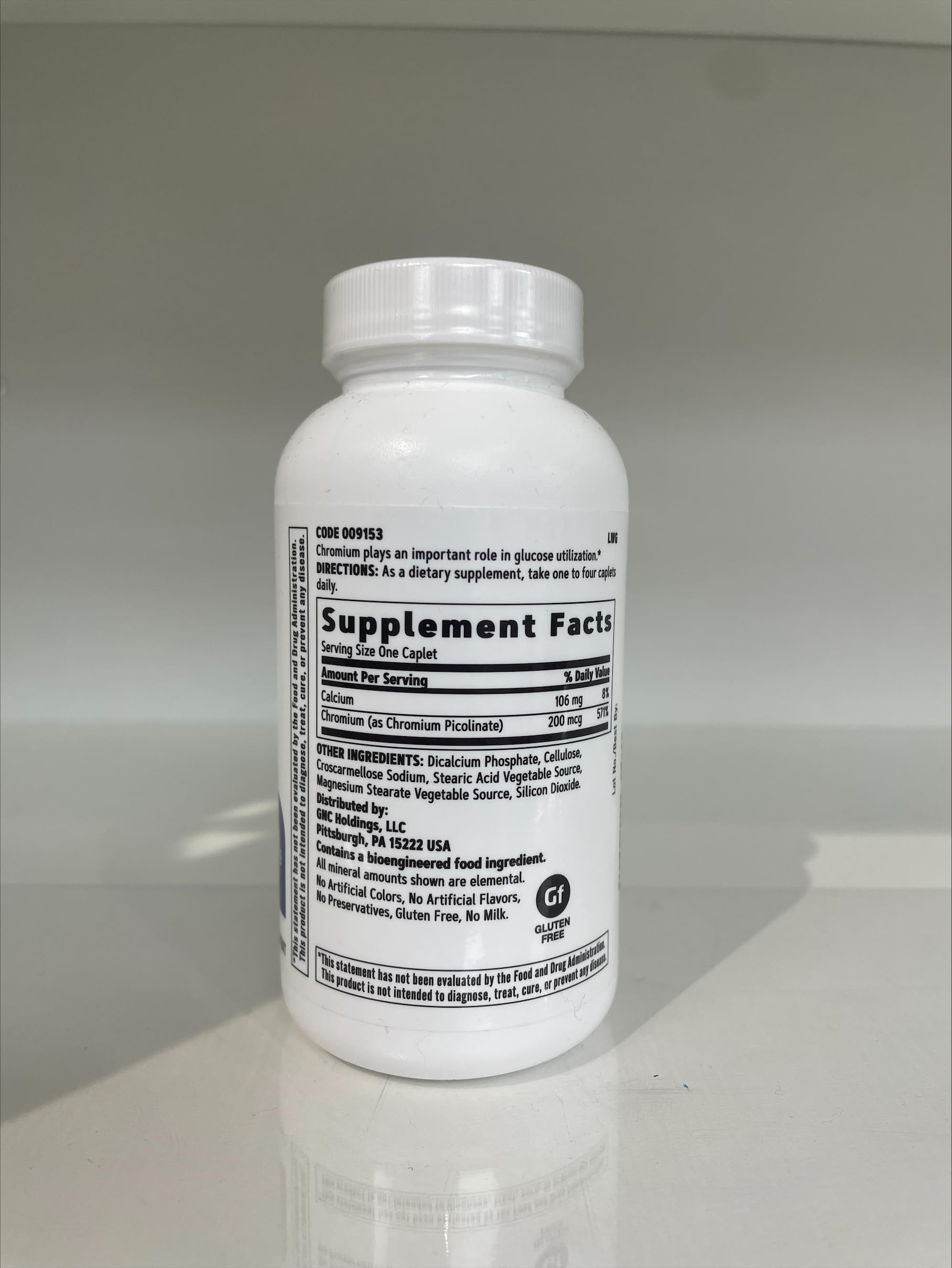 GNC Chromium Picolinate 200mcg | 180 Count - Image 3