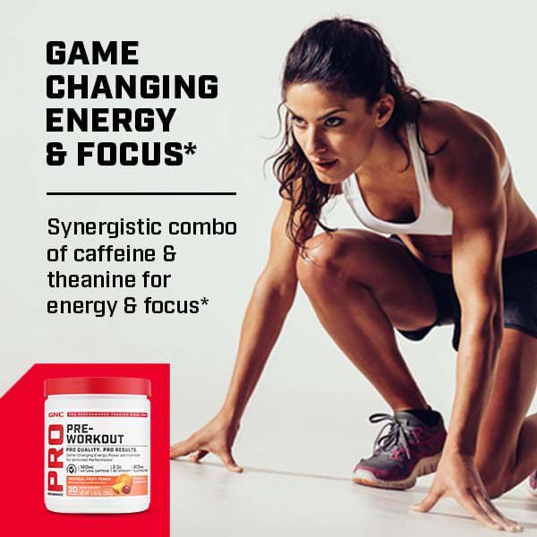 GNC Pro Performance Pre Workout Powder for Men and Women, Energy, Hydration, and Focus, Sugar Free, Gluten Free, Performance Supplement, Watermelon, 30 Servings - Image 4