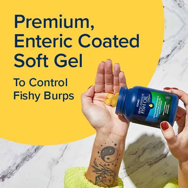 GNC Triple Strength Fish Oil Mini Omega 3 Supplement, 1000mg EPA and DHA, Supports Heart, Brain, Skin, Eye and Joint Health, 240 Mini Softgels - Image 7