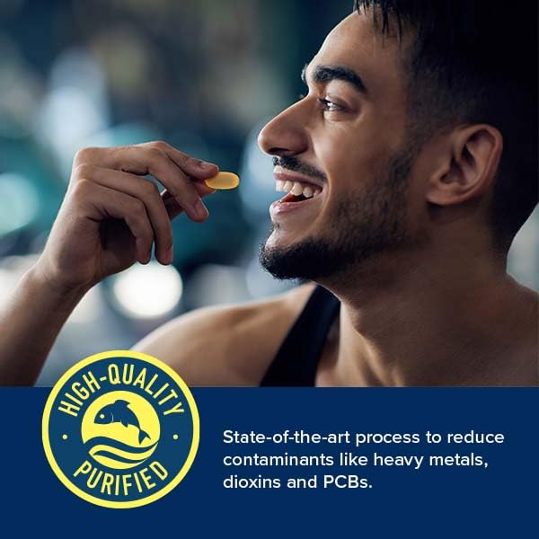 GNC Triple Strength Fish Oil Omega 3 Supplement, 1000mg EPA and DHA, Supports Heart, Brain, Skin, Eye and Joint Health, 60 Softgels - Image 6