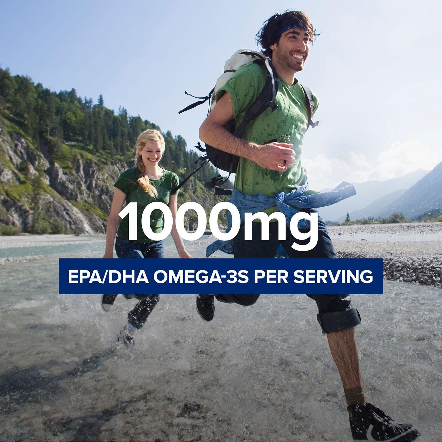 GNC Triple Strength Fish Oil Plus Joint Omega 3, 1000mg EPA and DHA, Heart Health, Plus Fast 5 Day Comfort, Brain, Skin, and Eye, Antioxidants and Botanical Extracts, Control Fish Burps, 30 Servings - Image 3