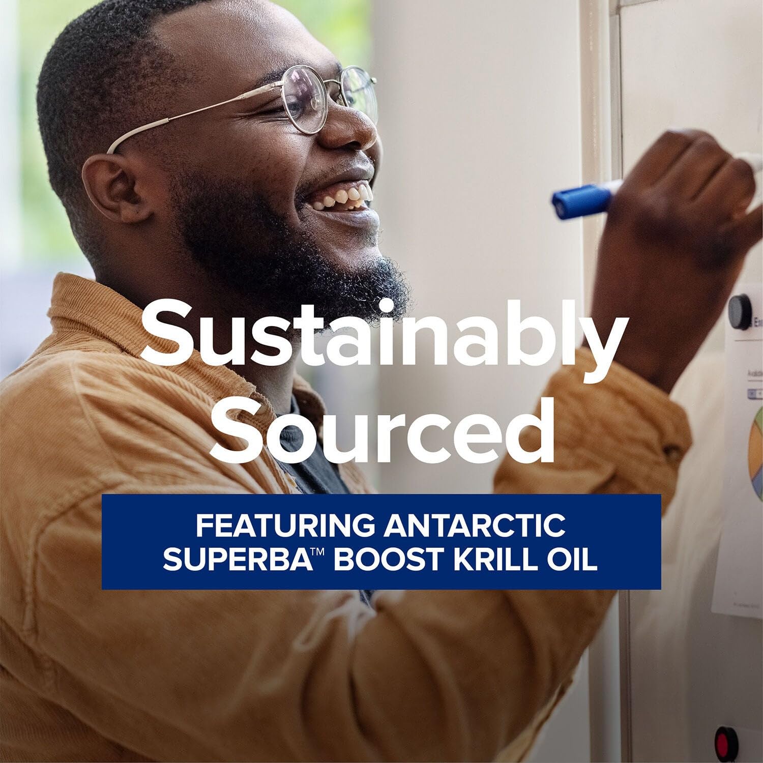 GNC Triple Strength Fish Oil Plus Krill Oil Omega 3 Supplement, 1000mg EPA and DHA, Supports Heart, Brain, Skin, Eye and Joint Health, 60 Softgels - Image 3