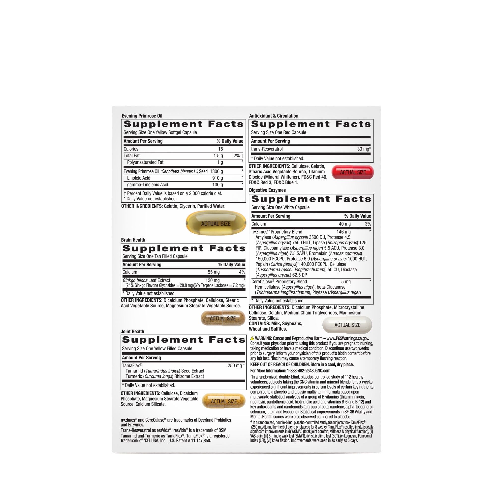 GNC Whole Body Vitapak Program, Ultra Premium, Proven Multivitamin Blend, 7 in 1 Formula, 30 Servings - Image 3