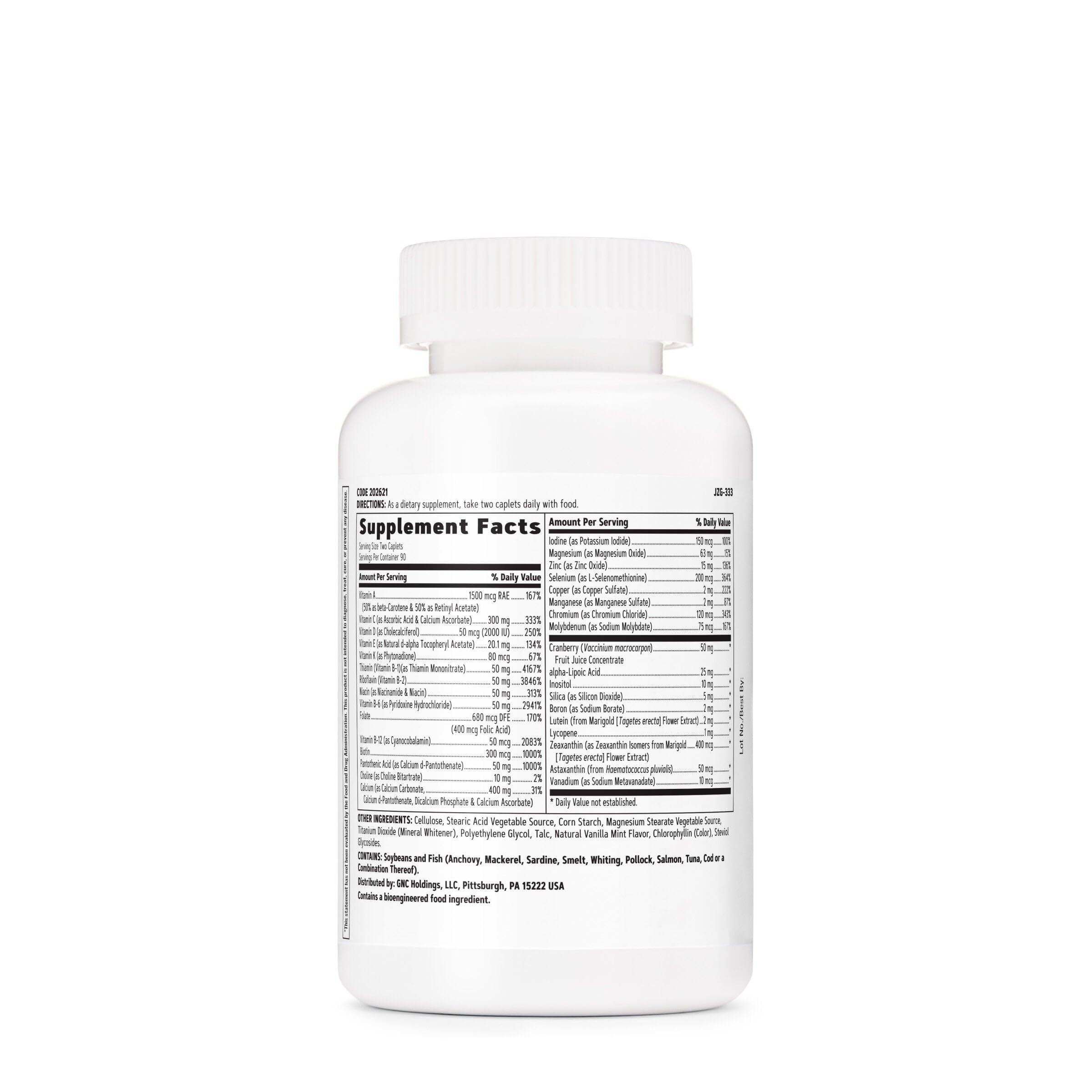 GNC Women's Multivitamin Ultra Mega Without Iron, Daily Vitamin Supplement, Supports Immune, Brain, Hair, Skin & Nails, 180 Caplets - Image 5