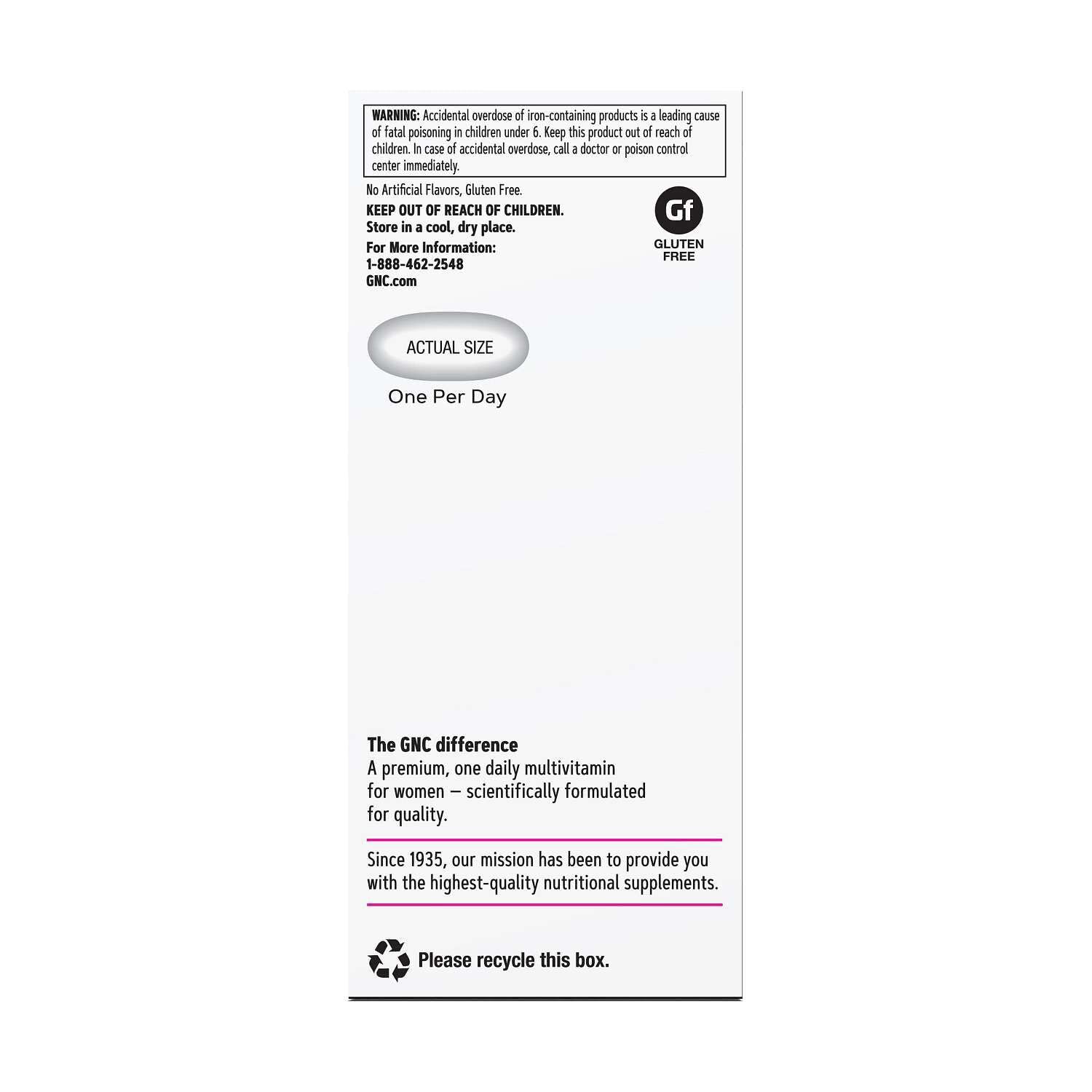 GNC Women's One Daily Multivitamin Essentials | 60 Caplets - Image 4